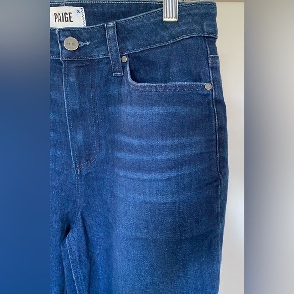 PAIGE Women's Skinny Jeans - Dark Blue - Picture 5 of 14